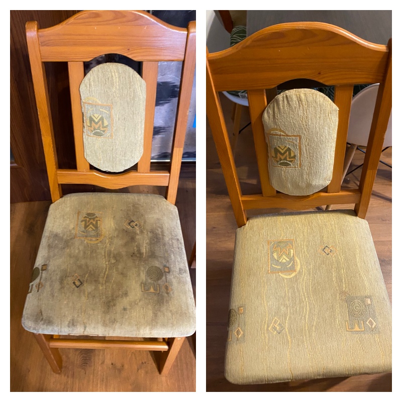 Pranie tapicerki Bydgoszcz przed i po